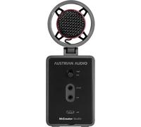 ASFASFq-MiCreator Studio Microphone avec Interface Audio intégrée (Capsule à condensateur, Plug-and-Play, Utilisation Facile, plaques frontales interchangeables, Deux entrées et Sorties)