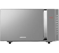 ASFASFq-Micro-onde 3en1 avec gril et air chaud combiné (23L, 800W, 1200 W gril/air chaud, 10 programmes automatiques, 5 niveaux de puissance, mode décongeler, design miroir, MD17495) argent