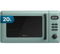 ASFASFq-Micro-ondes Digital avec Grill de 20L Proclean 5110 Green. 700W en 6 Niveaux et Grill de 800W, Mode Décongélation, Signal de Fin de Cuisson, Lampe Intérieure, Minuteur 30', Design en Vert.