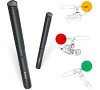 ASFASFq-Microphone à Condensateur Shotgun, Microphone Directionnel XLR Mic D1 pour Appareil Photo DSLR Caméscopes, Microphone Canon Professionnel Hypercardioïde