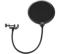 ASFASFq-Microphone Filtre Anti-Pop,Anti-Pop Pivotant,avec Double Couche Son Bouclier,360° Flexible pour Micros