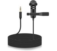 ASFASFq-Microphone Lavalier de rechange pour Rode Wireless GO 2 II ME Système de microphone à clipser, micro mono omnidirectionnel 3,5 mm pour WIGO, 1,5 m