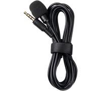 ASFASFq-Microphone Lavalier Omnidirectionnel, 3.5mm TRS TRRS Microphone Lavalier Lapel pour Caméscopes pour Caméscopes PC Smartphones Caméscopes Zoom Handy Recorders (2m / 6.6 ')