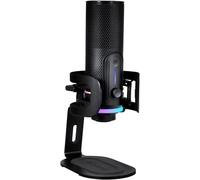 ASFASFq-Microphone MIC Pro RGB, qualité Studio, réduction avancée du Bruit, 192 kHz/24 Bits, 10 Effets d'éclairage RGB, 4 Motifs sélectionnables