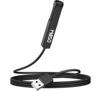 ASFASFq-Microphone USB PC Microphone à condensateur omnidirectionnel USB Type A 360° avec câble de 1,45 mètre pour Ordinateur, Ordinateur Portable, Podcast, interviews, Skype et Enregistrement