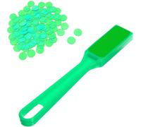 ASFASFq-Mikiuly Kit de Bingo Magnétique, Jetons Magnétiques avec Stick, 1 Bâton Magnétique + 100 Jetons Loto, Jeu Éducatif pour Enfants et Accessoire Pratique de Stockage,Vert