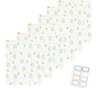 Asfasfq-Mikiuly Sachets Pour Bébé,Sacs De Changement Pour Bébé,Sachets Bébé Hôpital,Sachets À Fermeture Hermétique Avec Curseur,Livré Avec Un Autocollant Nominatif,Réutilisables,6 Pièces