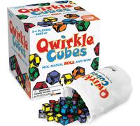 Asfasfq-Mindware - Jeu Qwirkle Cubes - Version Multilngue (Français Inclus)