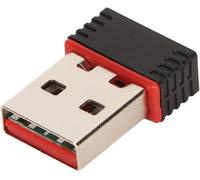ASFASFq-Mini Dongle WiFi 2,4 GHz pour PC/Ordinateur Portable/Ordinateur de Bureau, Adaptateur Réseau sans Fil USB Haute Vitesse avec Antenne Intégrée, Mode AP, Taux de Transmission de