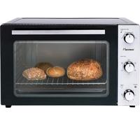 ASFASFq-Mini-four 2 en 1 avec rôtissoire, 45 litres, 1500 W, Inox, Noir