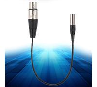 ASFASFq-Mini XLR mâle à XLR Femelle câble de Microphone Cordon Audio Câble Audio en Fil de cuivre