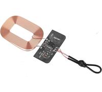 Asfasfq-Module Récepteur De Sans Fil Diy Qi Chargeur De Bobine De Carte De Circuit Imprimé Du Récepteur Récepteur De Ultra-Mince, 5v 1a, Plug And Play