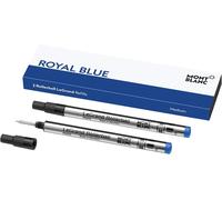 Asfasfq-Montblanc 124503 Recharge Pour Stylo Rollerball Montblanc - 2x Royal Blue - Bleu - Meisterstück Legrand - M - Taille Medium