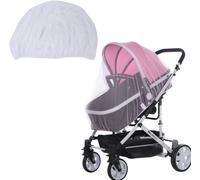 Asfasfq-Moustiquaire Poussette Et Landau Universelle,1 Pièce,Respirant Protection Anti-Insectes,Haute Densité Filet Anti Moustiques Élastique Et Lavable,Pour Landau,Berceau Et Moïse