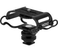 ASFASFq-Movo SMM5-B Support antichoc universel pour microphone et enregistreur portable ¿ Compatible avec Zoom H1n, H2n, H4n, H5, H6, Tascam DR-40x, DR-05x, DR-07x et autres avec une vis de montage d