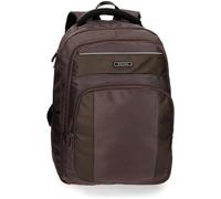 ASFASFq-Movom Clark Sac à dos adaptable avec sortie USB pour ordinateur portable Marron 32x46x14,5 cms Polyester 17,3"" 21.34L Marron