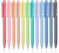 Asfasfq-Mr. Pen - Lot De 12 Stylos À Encre Gel Rétractables, Séchage Rapide, Pointe Fine De 0,7 Mm, Stylos Rétractables, Stylos Mignons, Fournitures Pour La Rentrée Scolaire