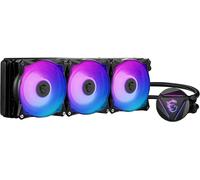 ASFASFq-MSI MAG CORELIQUID 360R V2 Kit AIO Watercooling CPU, Tête Waterblock ARGB Rotative, Pompe de Radiateur Intégrée, Disposition Split-Flow, Tuyaux Anti-Évaporation, Compatible AMD & Intel
