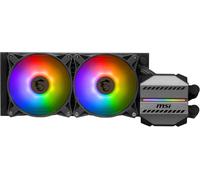 ASFASFq-MSI MAG CORELIQUID M240 Kit AIO Watercooling CPU, Pompe de Radiateur Intégrée, Disposition Split-Flow, Tuyaux Anti-Évaporation, Compatible AMD & Intel