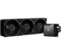 ASFASFq-MSI MEG CORELIQUID S360 Kit Watercooling CPU, Écran IPS 2.4"", Pompe Asetek 7th Gen, Ventilateur VRM, 3 x Ventilateurs Silent Gale P12, Tubes Anti-Évaporation, MSI Center, Compatible AMD & Int