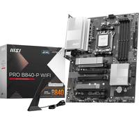 ASFASFq-MSI Pro B840-P WiFi Carte mère ATX - pour processeurs AMD Ryzen 9000/8000 / 7000, AM5 - DDR5 Memory Boost (8000+ MT/s OC), PCIe 4.0 x16, M.2 Gen4, Wi-FI 7, 2.5G LAN