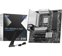 ASFASFq-MSI Pro B860M-A WiFi Carte mère Micro-ATX - pour processeurs Intel Core Ultra (série 2), LGA 1851 - Mémoire DDR5 (8600+MT/s OC), PCIe 5.0 x16, et 4.0 x16 M.2 Gen5, Intel Killer 5G LAN, Wi-FI
