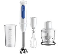ASFASFq-MultiQuick 3 MQ30.202M, Mixeur Plongeant avec Technologie PowerBell VPlus, 2 Vitesses+Turbo, EasyClick Plus pour Accessoires, Anti Éclaboussures, Hachoir 350ml, Verre 600ml, Fouet, 900W, Noir