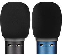 ASFASFq-Musiin Pare-brise en mousse ¿ Compatible avec les microphones Blue Baby Bottle SL, Bluebird SL, Blackout Spark SL ¿ Housse en mousse anti-pop ¿ Housse de protection contre le vent pour micro,
