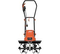 ASFASFq-MYTOL Motobineuse Électrique 1500W, Largeur de Travail 45cm, Profondeur 22cm, Bêche Légère avec 6×4 Dents en Acier Robuste, Poignée Pliable, Double Bouton de Sécurité, Protection contre la Su