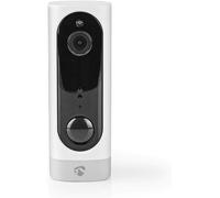 ASFASFq-NEDIS - Caméra IP avec Batterie - sans Fil - Capteur de Mouvement PIR - MicroSD - 3000mAh - 5 Mois sans Charge - Contrôle de l'application - Notification Push sur Smartphone - Livestream - Bl