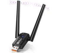 ASFASFq-NEUTYPECHIC 2 en 1 Dongle Bluetooth 5.4,Clé WiFi USB pour PC, 900Mbps 2.4GHz, 5.0GHz mit 5dBi Antenna WiFi, Adaptateur Bluetooth Plug et Play, Cle Bluetooth pour PC Kompatibel mit Windows 11,
