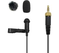 ASFASFq-NewTH Microphone cravate omnidirectionnel à condensateur filaire à clipser pour émetteur sans fil Sennheiser EW100 G4 G1 G2 G3, EWD1, ME2, ME3, ME4 (prise à vis de verrouillage de 3,5 mm uniq