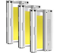 ASFASFq-NineLeaf 3PK Compatible for Canon Selphy KP-108IN 3115B001(AA) Cartouche KP-36IN Selphy CP Imprimante CP1500 CP1300 CP1200 CP1000 CP910 CP900 CP810, 3 Cartouches 100 x 148 mm (sans Papier Pho