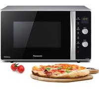 ASFASFq-NN-CD565BEPG - Four 3 en 1 Combiné, 27 L, Inverter, Chaleur à 100-220°C, Gril Quartz 1300W, Micro-ondes 1000 W, Plat Crispy, Plateau tournant 34 cm, Noir - Version FR