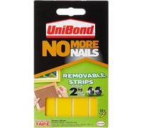 Asfasfq-No More Nails Réf 781739 Bande Adhésive Ultra-Forte Amovible Translucide Lot De 10 (Import Royaume Uni)