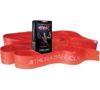 Asfasfq-Non-Latex Clx Consecutive Resistance Band Loops, Individual 5 Foot Pre-Cut, 9 Loops, Red, Medium, Beginner Level 3