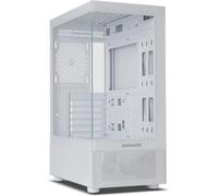 ASFASFq-NOX XTREME PRODUCTS Hummer Vision White - Semi-Tour ATX M-ATX, Vitres latérales et frontales en Verre trempé, Emplacement pour 5 Ventilateurs, Compatible CG jusqu'à 300mm, USB 3.0, Blanc