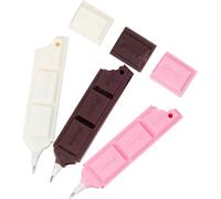 Asfasfq-Nuobesty Lot De 3 Stylos À Bille En Chocolat Stylos Gel Amusants Pour L'écriture