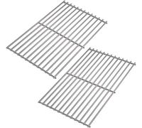 ASFASFq-Onlyfire remplacement pour barbecue Grilles de cuisson en acier inoxydable pour Tepro Toronto, Schwarz Modèle Grilles, Lot de 2