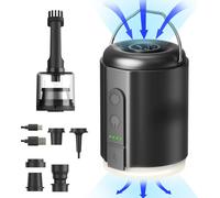 Asfasfq-Origem Pompe À Air Électrique, 5.2 Kpa Mini Gonfleur Électrique Rechargeable, Gonfleur Dégonfleur À Batterie Avec Lampe De Camping