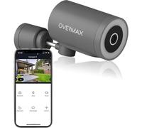 ASFASFq-Overmax Camspot 5.1 ¿ Caméra IP extérieure 4 MP, Vision Nocturne Couleur, détection de Mouvement et de Son, Wi-FI Double Bande 2,4/5 GHz, Rotation 350°, étanche IP66 (Anthracite)