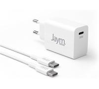 ASFASFq-Pack Chargeur Apple/Samsung/Google Compact Et Rapide *GaN* USB-c 30w Pd Et Pps + Cable USB-c vers Type-c 2m Blancs