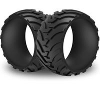 Asfasfq-Pack De 2 Protections De Roue Xl Amélioration De La Traction Pour Roue Avant Worx Landroid Réglage De Profil Robuste Pour Les Modèles De Roues S300 M500 M700 L800 L1000