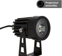 ASFASFq-PACK2PSO350, Double Projecteur Solaire LED Extérieur avec Panneau Déporté, 450 Lumens