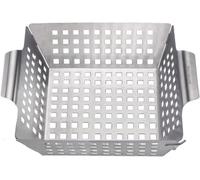ASFASFq-Panier à barbecue ¿ idéal pour préparer de délicieux légumes, perforé pour une chaleur directe et un arôme de rôtissage, résistant au lave-vaisselle ¿ acier inoxydable