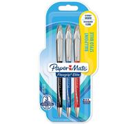 Asfasfq-Paper Mate 2027700 Flexgrip Elite Lot De 3 Stylos Bille Rétractable Pointe Moyenne 1,4 Mm Couleurs Assorties