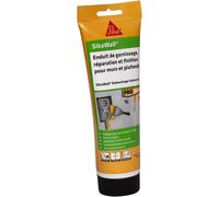 ASFASFq-Pâte à reboucher lissage et finition en tube - SikaWall Enduit de Rebouchage Universel tout en 1 Blanc - Intérieur mur et plafond - Recouvrable - Sec rapidement - 425g (1 tube = 2m de saignée