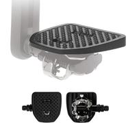 Asfasfq-Pedal Plate - De Vélo Geo Trekking - Robustes Et Hybride, 1 Face Automatique, 1 Face Plate - Idéal Pour Tous Les Déplacements, En Ville, Sur Route Et Sentiers - + Cales Easy