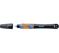 Asfasfq-Pelikan Griffix 820288 Stylo Plume Pour Droitier Avec Capuchon Rotatif Noir Fluo, Rechtshänder