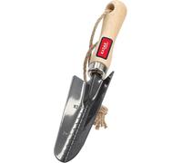 ASFASFq-Pelle de Jardin en métal KADAX, truelle à Fleurs étroite, Pelle à Fleurs avec Manche en Bois Confortable, truelle à Plantes, spatule de Jardin pour la Plantation (divisée, Noire)